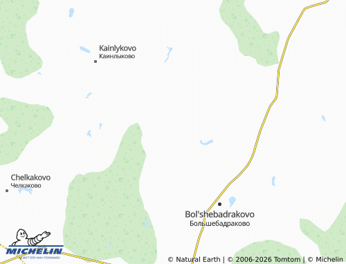 MICHELIN-Landkarte Berlyachevo - ViaMichelin