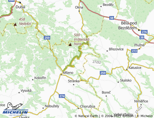Mapa MICHELIN Lobeč - ViaMichelin