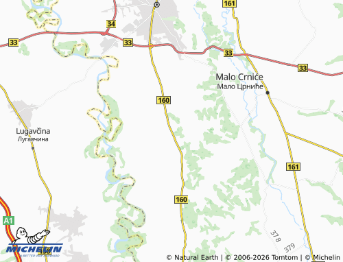 Mapa MICHELIN Poljana - ViaMichelin