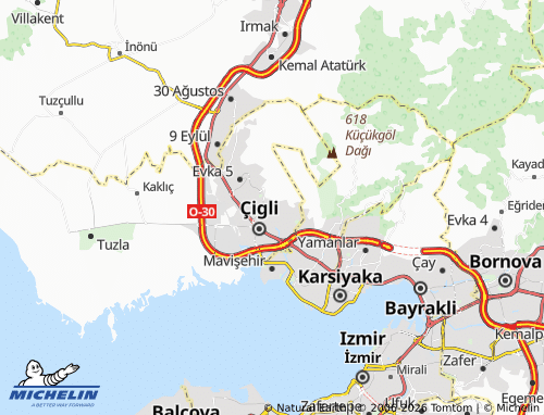 MICHELIN Yakakent map - ViaMichelin