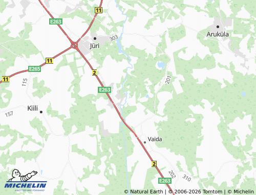 MICHELIN Veskitaguse map - ViaMichelin