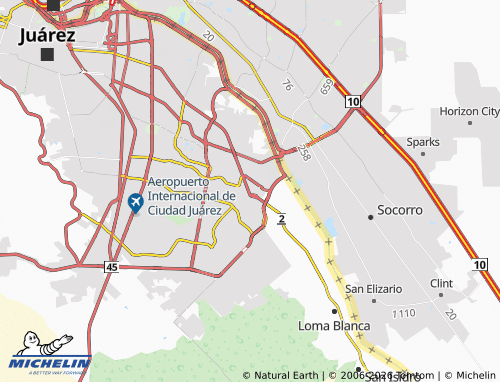 Mappa MICHELIN Valles de Zaragoza - ViaMichelin