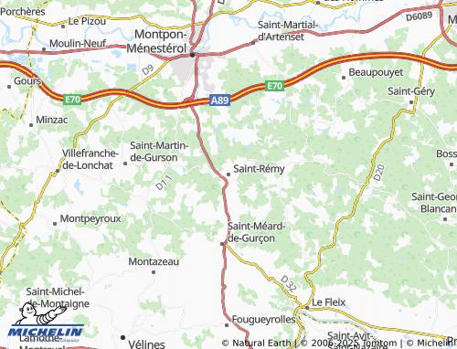 MICHELIN Saint-Rémy map - ViaMichelin