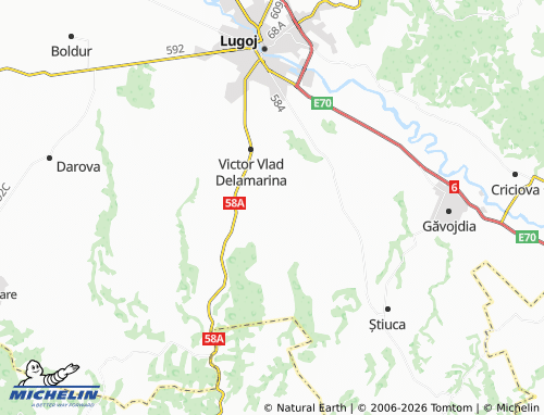 Mappa MICHELIN Honorici - ViaMichelin