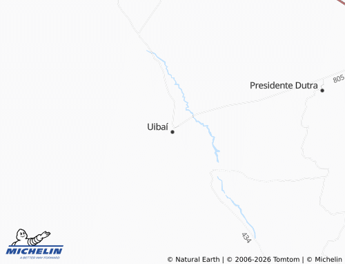 MICHELIN Uibaí map - ViaMichelin