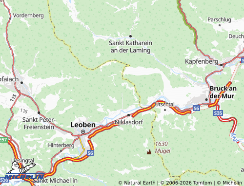 MICHELIN Kletschach map - ViaMichelin