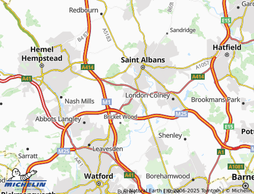 Mappa MICHELIN Chiswell Green - ViaMichelin