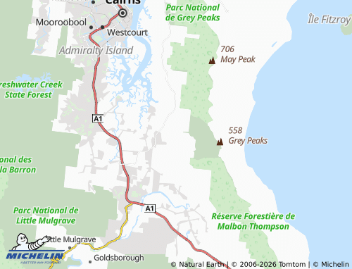 MICHELIN Green Hill map - ViaMichelin