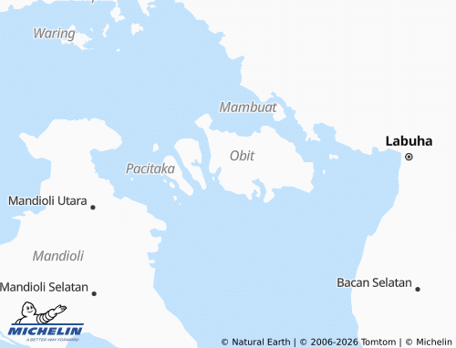 MICHELIN Batutaga map - ViaMichelin
