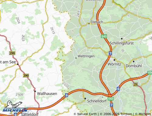 MICHELIN Wettringen map - ViaMichelin