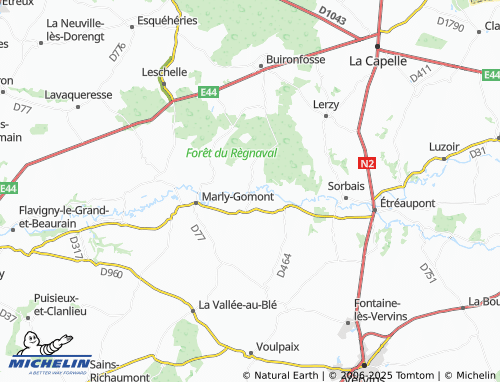 Mapa MICHELIN Erloy - ViaMichelin