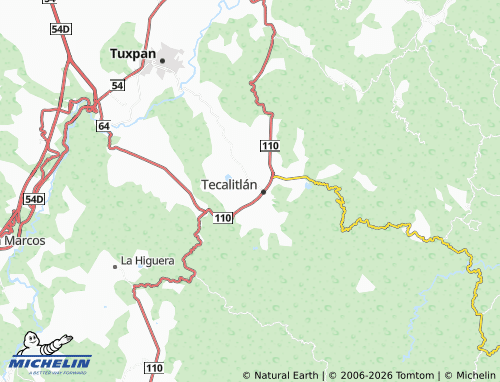 Mappa MICHELIN Playas de Guadalupe - ViaMichelin