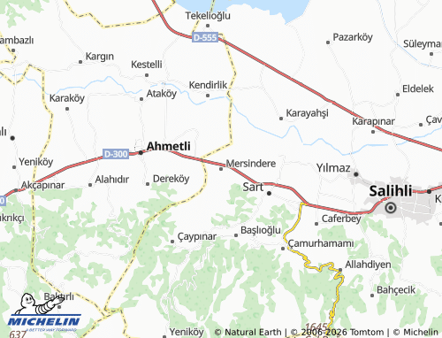 Mappa MICHELIN Mersindere - ViaMichelin