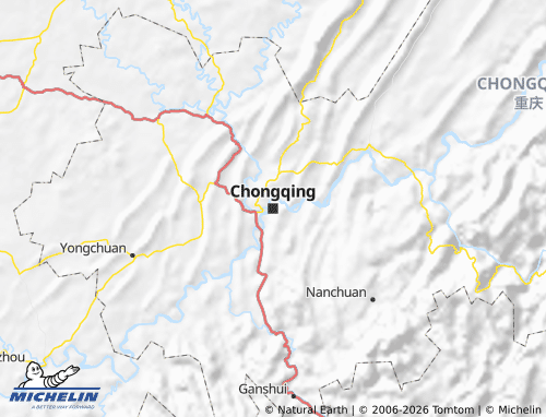 Mapa MICHELIN Zhòngqìng - ViaMichelin