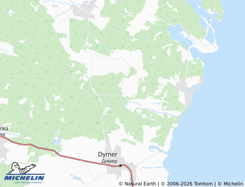 MICHELIN Kruhy map - ViaMichelin