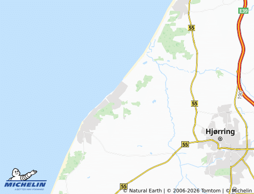 Mappa MICHELIN Klithuse - ViaMichelin