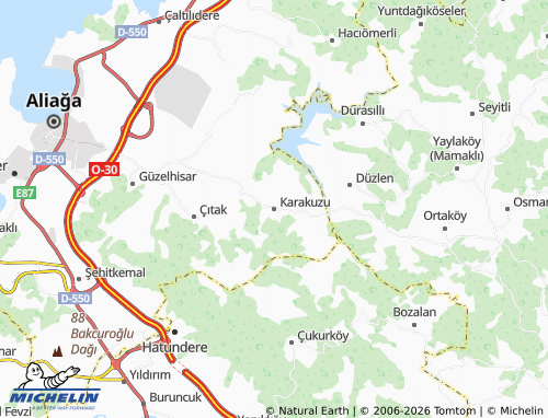 MICHELIN Karakuzu map - ViaMichelin