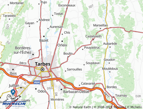 MICHELIN-Landkarte Lizos - ViaMichelin