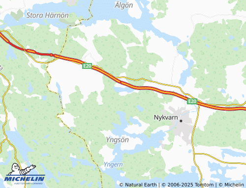 MICHELIN Svartbro map - ViaMichelin