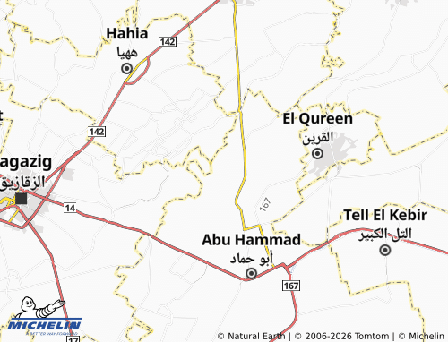 Mappa MICHELIN Kafr Hafidh - ViaMichelin