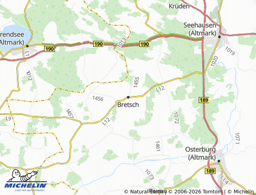 MICHELIN Bretsch map - ViaMichelin