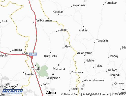 Mappa MICHELIN Alaylı - ViaMichelin