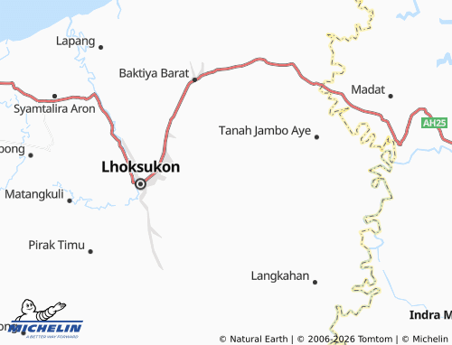 Mapa MICHELIN Blang Aman - ViaMichelin