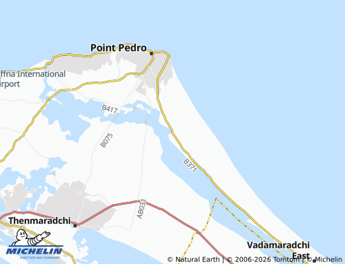 Mapa MICHELIN Kudaththanai - ViaMichelin