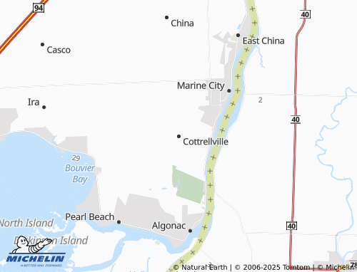 MICHELIN Cottrellville map - ViaMichelin