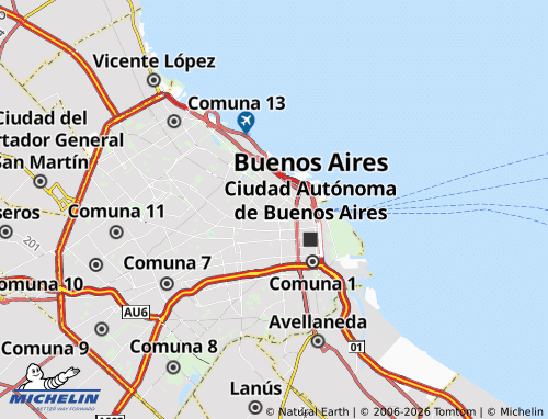 Mappa MICHELIN Comuna 2 - ViaMichelin