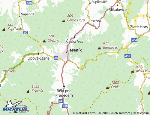 MICHELIN Pasíčka map - ViaMichelin