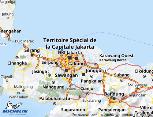 MICHELIN Jakarta Timur map - ViaMichelin