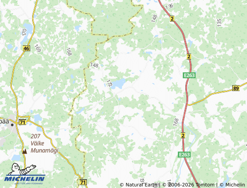 Mappa MICHELIN Valgjärve - ViaMichelin