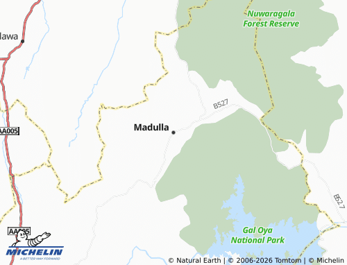 MICHELIN Madulla map - ViaMichelin