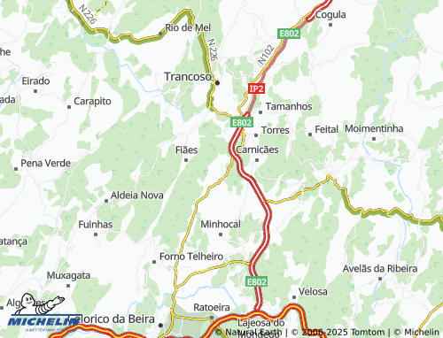 MICHELIN Prado map - ViaMichelin