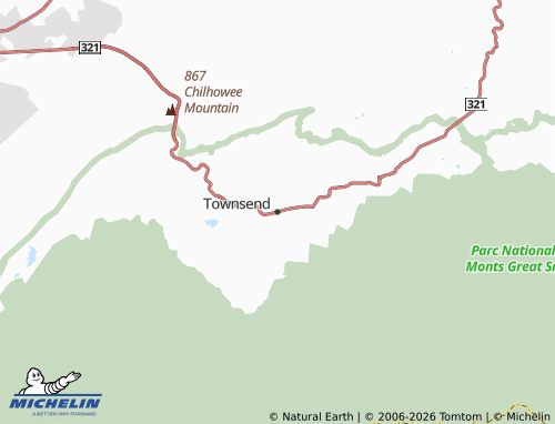 Mappa MICHELIN Townsend - ViaMichelin
