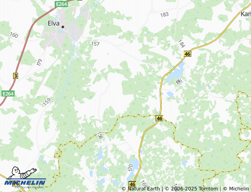 MICHELIN Kääni map - ViaMichelin