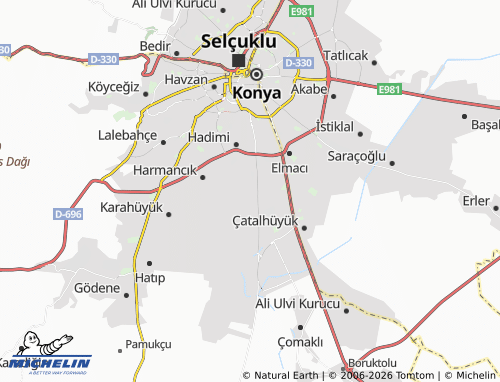 Mapa MICHELIN Bahçeşehir - ViaMichelin