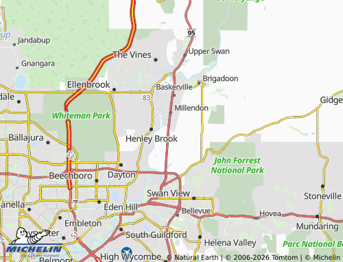 Mapa MICHELIN Herne Hill - ViaMichelin