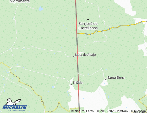 MICHELIN Jaula de Abajo map - ViaMichelin