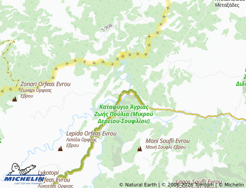 Carte MICHELIN Mikro Dereio - ViaMichelin