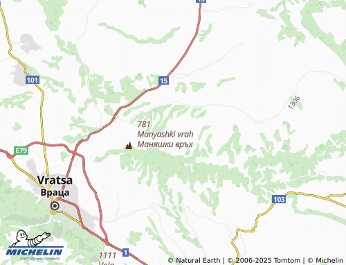 MICHELIN Veslets map - ViaMichelin