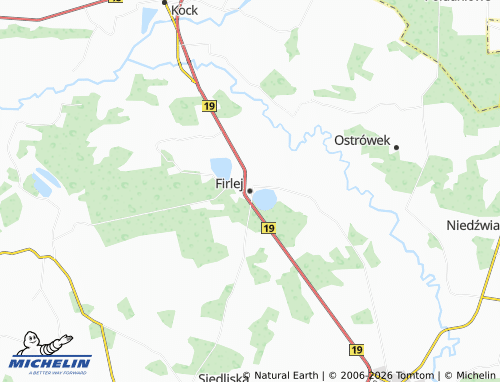 Carte MICHELIN Firlej - ViaMichelin