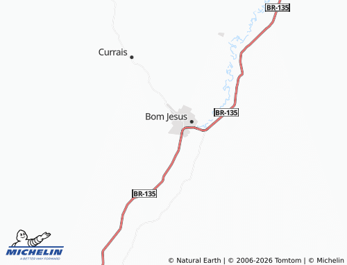 MICHELIN Morro do Frei map - ViaMichelin