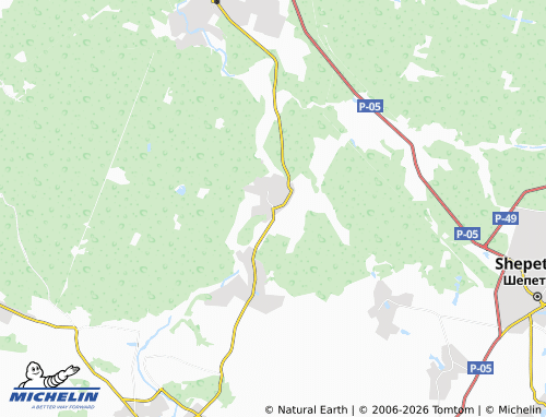 MICHELIN Varvarivka map - ViaMichelin