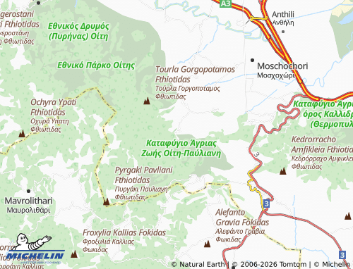 Carte MICHELIN Koumaritsi - ViaMichelin