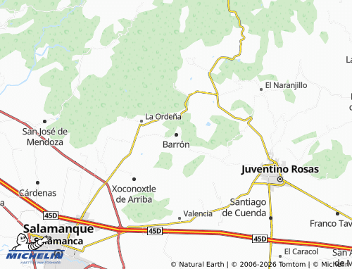 MICHELIN Barrón map - ViaMichelin