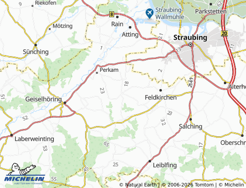 MICHELIN Pönning map - ViaMichelin