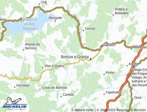 MICHELIN Beça map - ViaMichelin