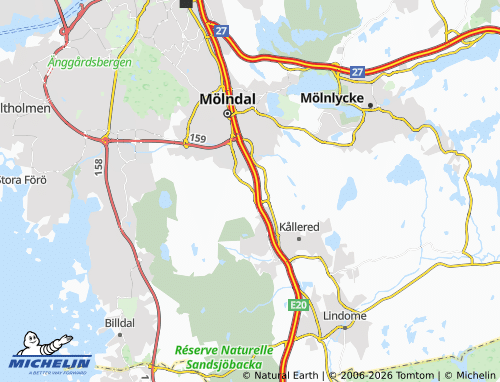 Carte MICHELIN Östra Balltorp - ViaMichelin